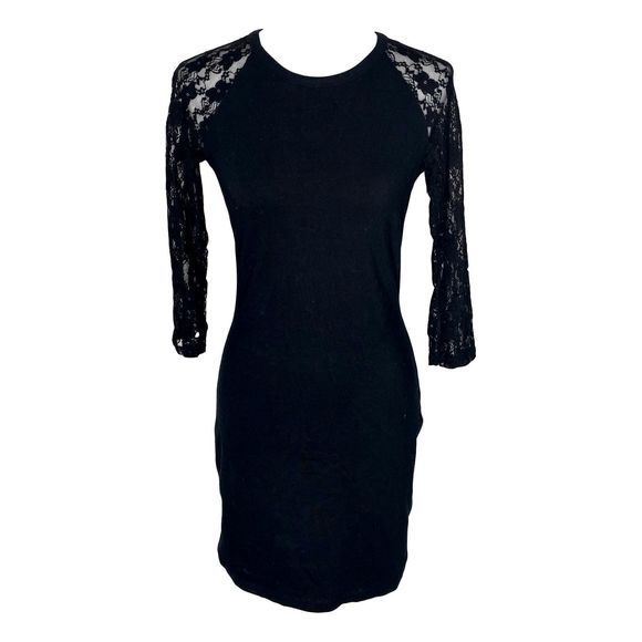 Express Dresses & Skirts - Express Black Lace Dress Medium